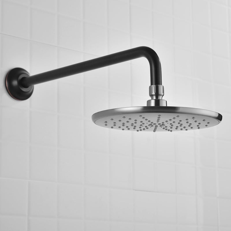 BESTILL 16 Inch L-Shaped Shower Head Extension Arm, Shower Arm and Flange Included, Oil Rubbed Bronze - Image 2